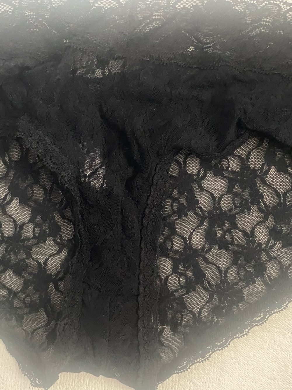2 Gilligan & O’Malley Black Lace Bikini Panties - size L - Picture 3 of 6